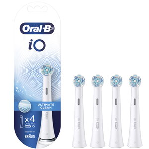 Oral-B iO Ultimate Clean Replacement Brush Heads - 4 Pack, White Oral-B iO Ultimate Clean Replacement Brush Heads - 4 Pack, White